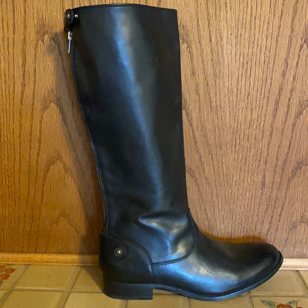 Frye Melissa Button Back Zip Boots MSRP $388 SZ 10